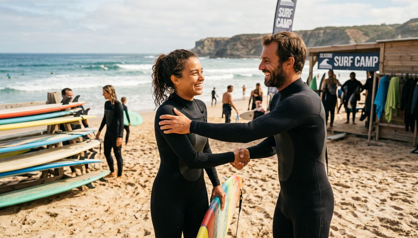 Comment la prise de contact transforme l’expérience d’un surf camp